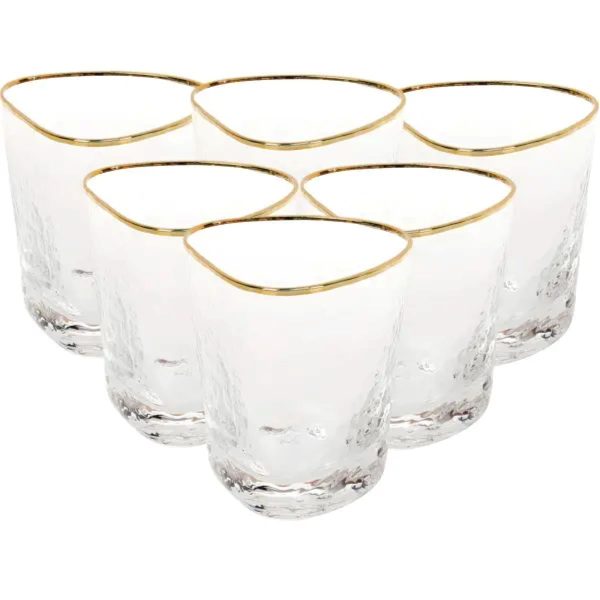 Набір склянок для лимонаду, води, соку та коктейлів, 400 мл, 6 штук, модель HP-16-26