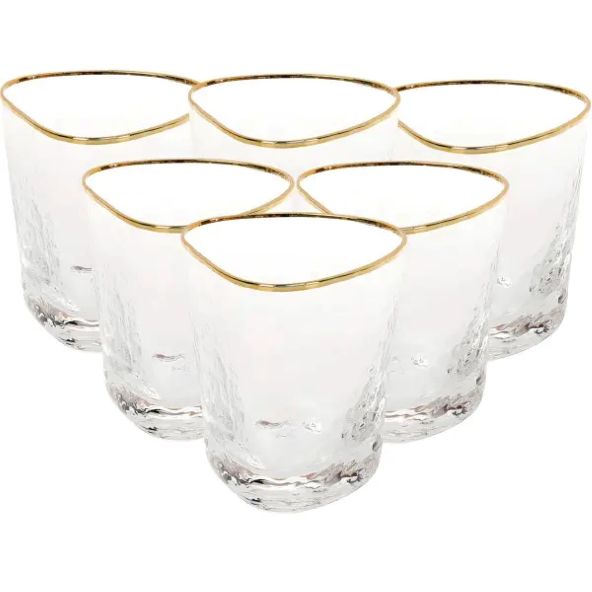 1-27 Набір з 6 склянок, 400 мл, для лимонаду, води, соку та коктейлів HP-16-26 - Зображення 1