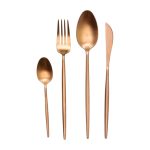 Набір столових приборів 24 предмети столовий набір на 6 персон Бронза HP-20-18