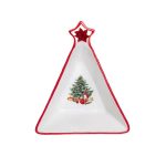 Салатниця у формі ялинки 14.5×12 см новорічна HP-SD-3