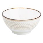 Піала кругла порцелянова 11 см кругла біла HP23386