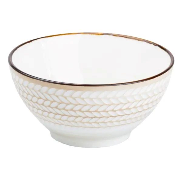 Порцелянова піала кругла 11 см, біла, модель HP23386