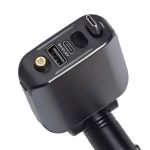 Автомобільний зарядний пристрій LED-проекція, зі швидкою зарядкою та висувним кабелем Type-C HP-E1