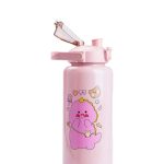 Набір багаторазових пляшок 3 в 1 Дракоша 0.3л 0.7л 2л рожевий HPZSB120013P - Зображення 3