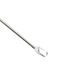 Набір багаторазових ложок-трубочок 6 шт для напоїв 22 см зі щіткою для миття з нержавіючої сталі Сірий HP-20-19 - Зображення 2