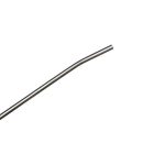 Набір багаторазових ложок-трубочок 6 шт для напоїв 22 см зі щіткою для миття з нержавіючої сталі Сірий HP-20-19 - Зображення 3