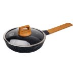 Набір посуду MGC 2 каструлі, 2 сковороди, сотейник, пароварка, ополоник, лопатка, фартух HP-4-412BL - Зображення 5