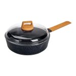 Набір посуду MGC 2 каструлі, 2 сковороди, сотейник, пароварка, ополоник, лопатка, фартух HP-4-412BL - Зображення 6