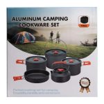 Набір туристичного посуду в сумці для походу та кемпінгу: каструля, сковорода, чайник HP39578C - Зображення 10