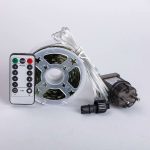 Гірлянда роса на пульті 100 метрів на 1000 led світлодіодів крапля на зеленому дроті синя 1000L100MGBL - Зображення 10