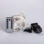 Гірлянда роса на пульті 100 метрів на 1000 led світлодіодів крапля на білому дроті синя 1000L100MWBL - Зображення 8