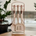 Набір кухонного приладдя на підставці 6 штук кухонні аксесуари YRUR3 - Зображення 2