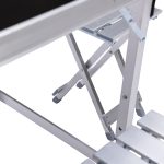 Розкладний стіл + 4 стільці кемпінговий набір для пікніка, риболовлі, відпочинку, туризму Чорний JY-12061B - Зображення 8