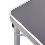 Розкладний стіл + 4 стільці кемпінговий набір для пікніка, риболовлі, відпочинку, туризму Сірий JY-12061G - Зображення 2