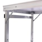 Розкладний стіл + 4 стільці кемпінговий набір для пікніка, риболовлі, відпочинку, туризму Сірий JY-12061G - Зображення 12