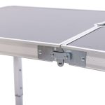 Розкладний стіл + 4 стільці кемпінговий набір для пікніка, риболовлі, відпочинку, туризму Сірий JY-12061G - Зображення 14