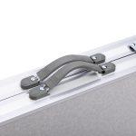 Розкладний стіл + 4 стільці кемпінговий набір для пікніка, риболовлі, відпочинку, туризму Білий JY-12061W - Зображення 4