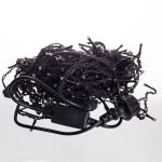 Вулична гірлянда бахрома 12 м 200 led чорний провід Мультиколір 12MBML