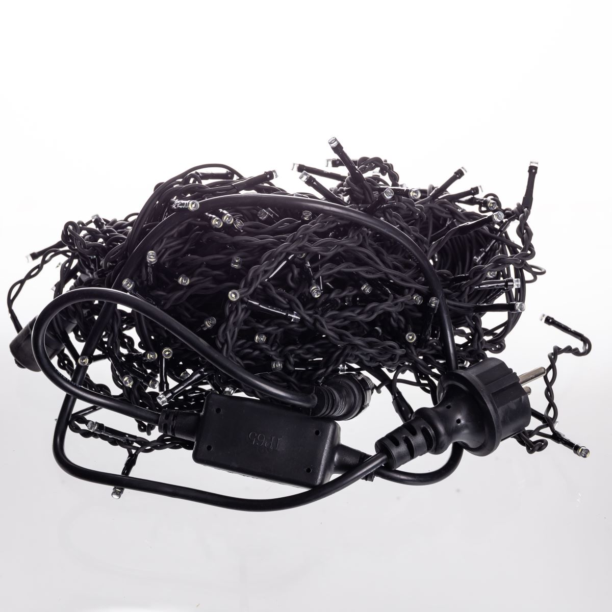 12MB Вулична гірлянда Бахрома 25 м 405 LED чорний провід Мультиколор 25MBML - Зображення 1