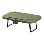 Складний кошик для пікніка з кришкою-столиком 44.8х26х14 см Зелений SJ-0120GR - Зображення 5