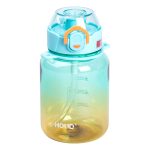 Пляшка для води багаторазова 700 мл пляшечка з трубочкою для спорту та школи 16.5 см HP-14-32TU - Зображення 2