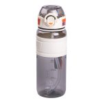 Пляшка для води з трубочкою та ремінцем 750 мл спортивная пляшка 23.5 см Біла HP-14-34W