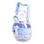 Пляшка для води дитяча з трубочкою 580 мл з ручкою та ремінцем 15 см Синя HP-14-37BL - Зображення 4