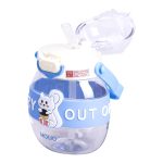 Пляшка для води дитяча з трубочкою 580 мл з ручкою та ремінцем 15 см Синя HP-14-37BL - Зображення 3