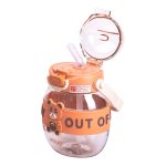 Пляшка для води дитяча з трубочкою 580 мл з ручкою та ремінцем HP-14-37BR - Зображення 3