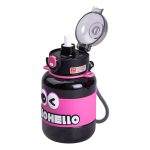 Пляшка для води дитяча з трубочкою 680 мл з ручкою та ремінцем Чорна HP-14-46B - Зображення 3