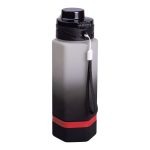 Пляшка для води 650 мл пляшечка з поїлкою для спорту та школи 23 см Keep Going Чорна HP-14-47B - Зображення 2