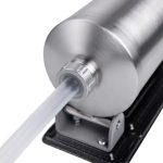 Шприц для ковбаси ручний 2 л горизонтальний ковбасний шприц для фаршу 4 насадки 16788-3 - Зображення 5