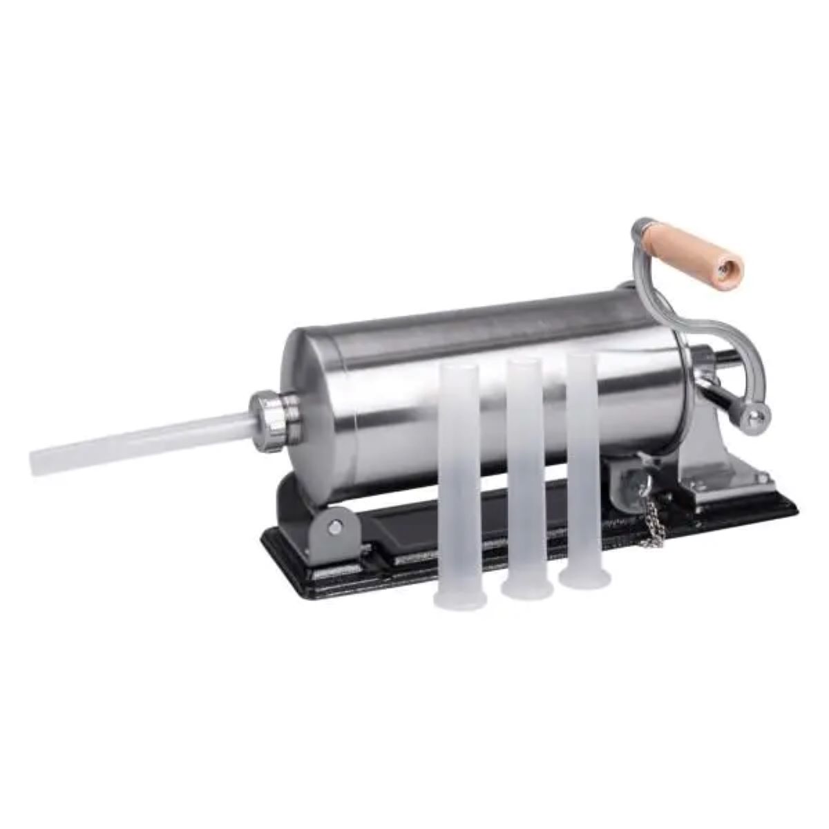 167883_9 Шприц для ковбаси ручний 2 л горизонтальний ковбасний шприц для фаршу 4 насадки 16788-3 - Зображення 1