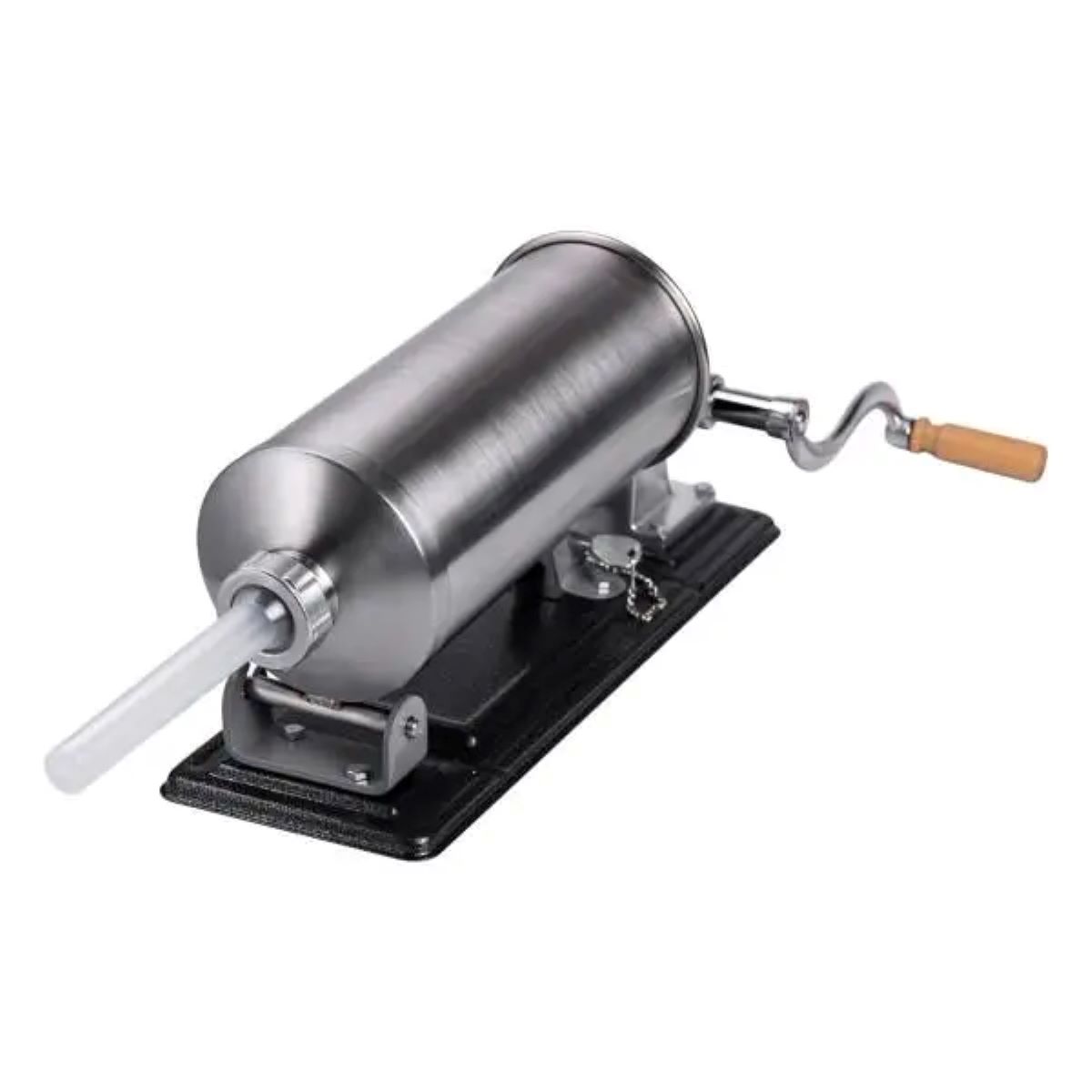 167884_13 Шприц для ковбаси ручний 3 л горизонтальний ковбасний шприц з нержавійки для фаршу 4 насадки 16788-4 - Зображення 1