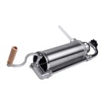 Вертикальний шприц для ковбаси 2,5 л з нержавіючої сталі шприц ковбасний 4 насадки 16788-5 - Зображення 4