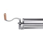 Вертикальний шприц для ковбаси 2,5 л з нержавіючої сталі шприц ковбасний 4 насадки 16788-5 - Зображення 5