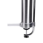 Вертикальний шприц для ковбаси 2,5 л з нержавіючої сталі шприц ковбасний 4 насадки 16788-6 - Зображення 5