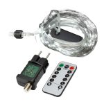 Гірлянда Кінський хвіст 3 м 20 ліній на 600 led лампочок на мідному дроті від мережі Білий 1733015W