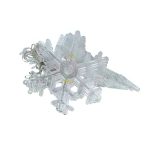 Гірлянда штора 3х0,9 м сніжинка зірка на 145 LED лампочок світлодіодна 10 шт Білий 1733067W