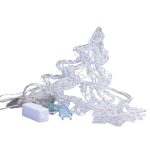 Гірлянда штора світлодіодна GarlandoPro зірка та ялинка 120LED 3х0,9 м 8 режимів 1733069ML