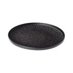 Тарілка порцелянова 25 см плоска чорна HP-7-735 - Зображення 4