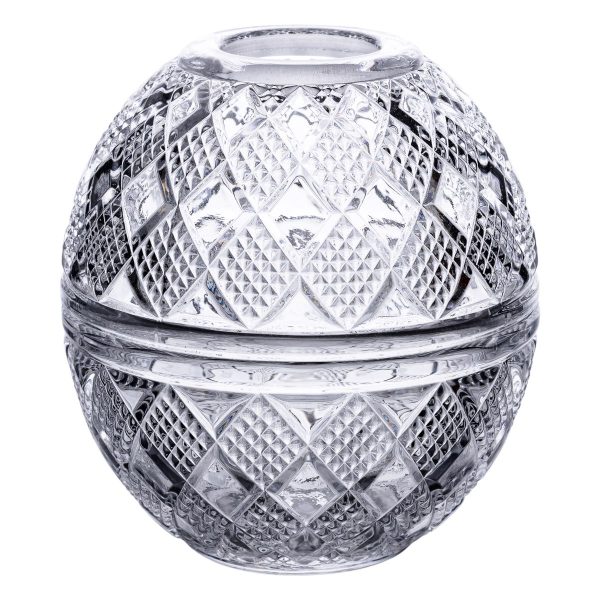 Скляна серветниця для столу 17*15 см у формі яйця HP-4-110