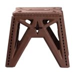 Пластикова складна стілецька туристична похідна похідний розкладний стілець для кемпінгу SJ-0102BR - Зображення 2