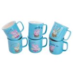 Набір із 6 чашок Peppa Pig, 150 мл, синій HP-15-17-1 - Зображення 2