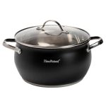 Набір посуду для приготування з нержавіючої сталі 12 предметів, чорний HP33548 - Зображення 2