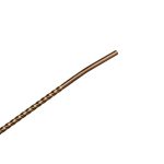 Набір багаторазових ложок-трубочок 6 шт для напоїв 22 см зі щіткою для миття з нержавіючої сталі Бронзовий HP-20-20 - Зображення 3