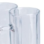 Набір пивних кухлів 2 штуки по 500 мл скляні прозорі HP576 - Зображення 4