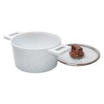 Каструля MGC алюмінієва з антипригарним покриттям 3 л біла HP-4-440 - Зображення 3