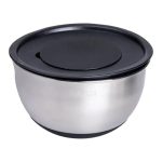 Набір мисок з нержавіючої сталі з кришками і терками салатники з нержавійки 3 штуки 2.5 л/2 л/1.5 л LG-02/3PCS - Зображення 3