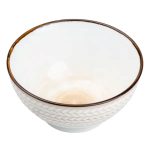 Піала кругла порцелянова 11 см кругла біла HP23386 - Зображення 2